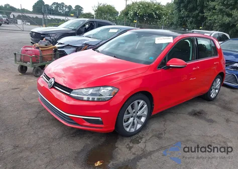 2019 Volkswagen Golf 1.4T S/1.4T Se z USA, uszkodzony, nr VIN 3VWG57AU6KM012211